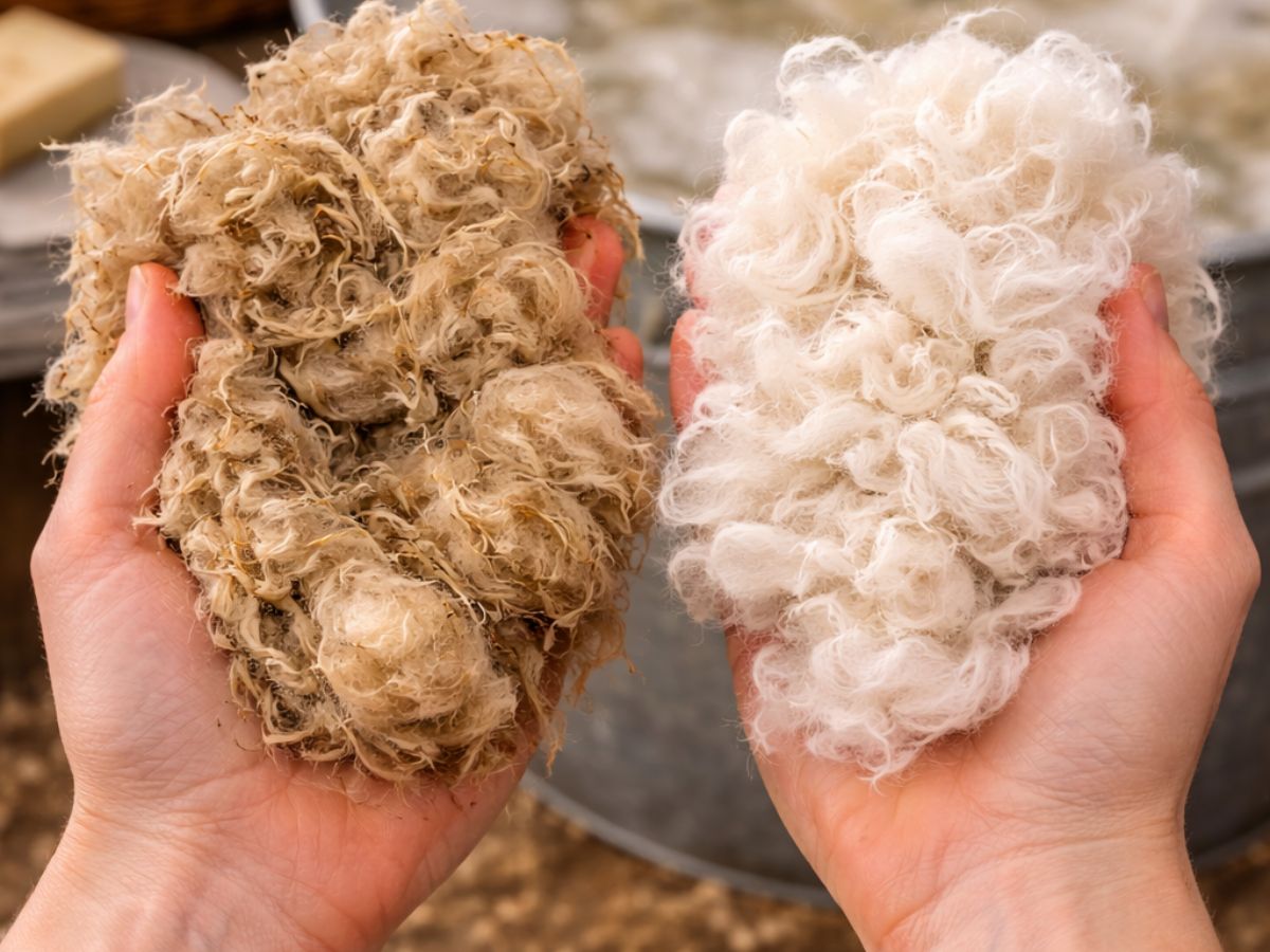 Lenten Day of Reflection: Wool Washing